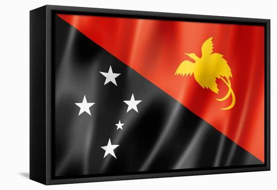 Papua New Guinea Flag-daboost-Framed Stretched Canvas