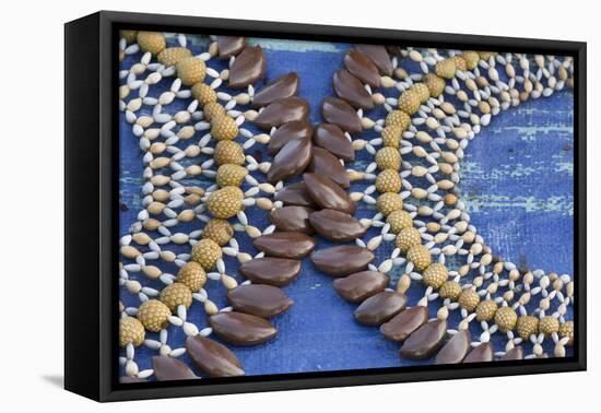 Papua New Guinea, Sepik River Area, Village of Kopar. Necklaces-Cindy Miller Hopkins-Framed Premier Image Canvas