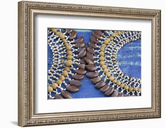 Papua New Guinea, Sepik River Area, Village of Kopar. Necklaces-Cindy Miller Hopkins-Framed Photographic Print