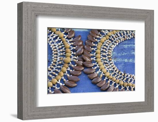 Papua New Guinea, Sepik River Area, Village of Kopar. Necklaces-Cindy Miller Hopkins-Framed Photographic Print