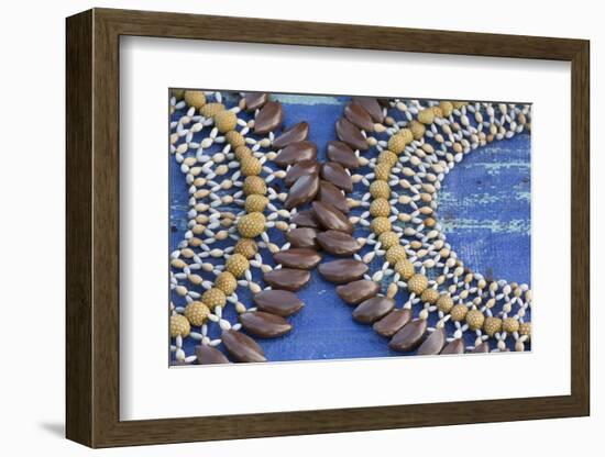 Papua New Guinea, Sepik River Area, Village of Kopar. Necklaces-Cindy Miller Hopkins-Framed Photographic Print