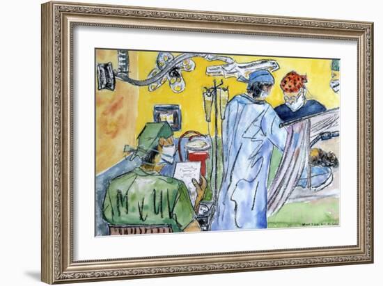 Papworth 91-Sir Roy Calne-Framed Giclee Print