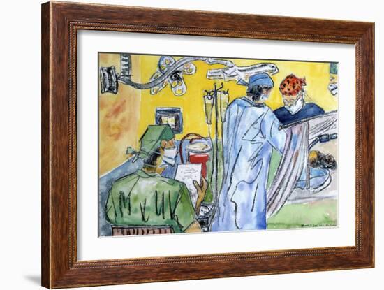 Papworth 91-Sir Roy Calne-Framed Giclee Print