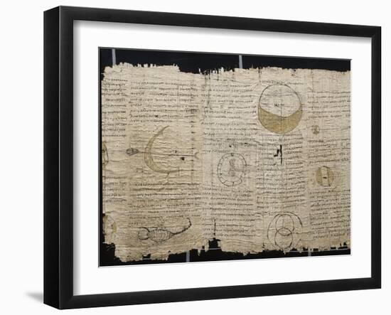 Papyrus astronomique d'Eudoxe-null-Framed Giclee Print