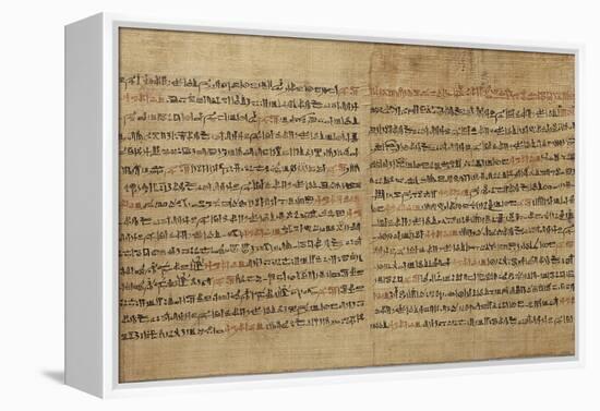 Papyrus du Livre des Morts de Djedkhonsouiousankh-null-Framed Premier Image Canvas