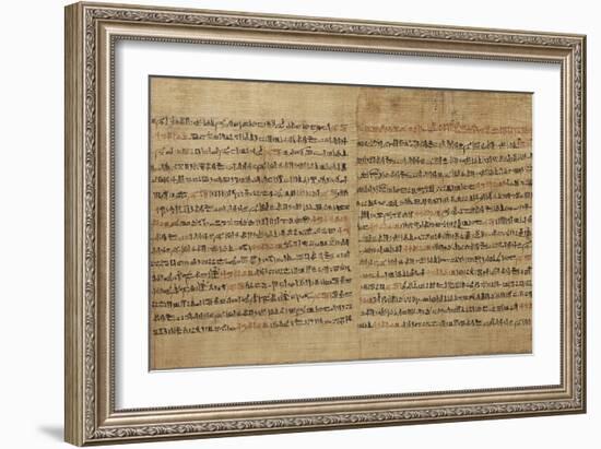 Papyrus du Livre des Morts de Djedkhonsouiousankh-null-Framed Giclee Print