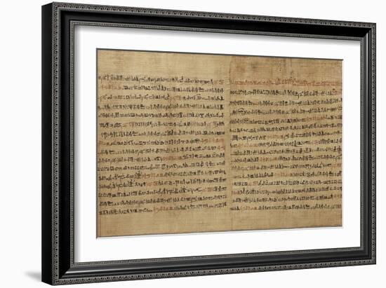 Papyrus du Livre des Morts de Djedkhonsouiousankh-null-Framed Giclee Print