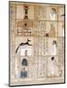 Papyrus, Embalming, Anubis, Ancient Egyptian, c10th century BC-Unknown-Mounted Giclee Print