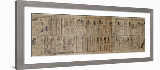 Papyrus mythologique de Serimen-null-Framed Giclee Print