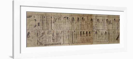 Papyrus mythologique de Serimen-null-Framed Giclee Print