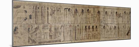 Papyrus mythologique de Serimen-null-Mounted Giclee Print