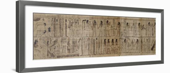 Papyrus mythologique de Serimen-null-Framed Giclee Print