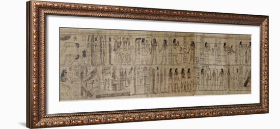 Papyrus mythologique de Serimen-null-Framed Giclee Print