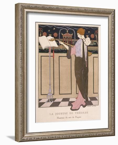 Paquin Evening Coat-Georges Barbier-Framed Photographic Print