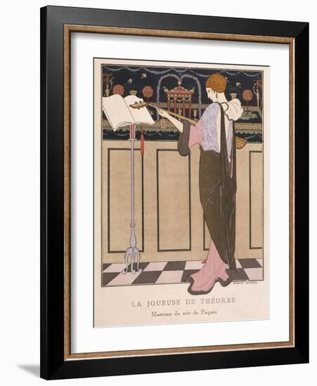 Paquin Evening Coat-Georges Barbier-Framed Photographic Print