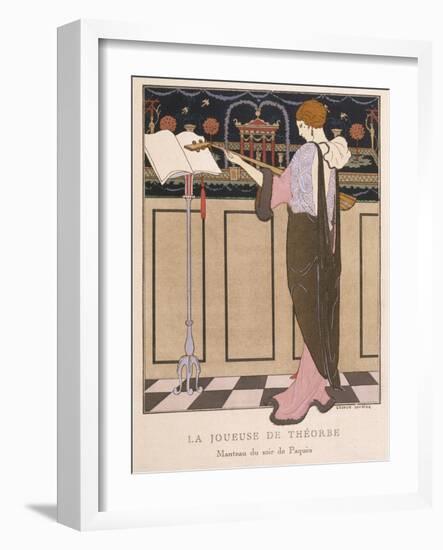 Paquin Evening Coat-Georges Barbier-Framed Photographic Print