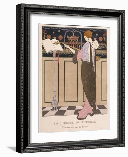 Paquin Evening Coat-Georges Barbier-Framed Photographic Print