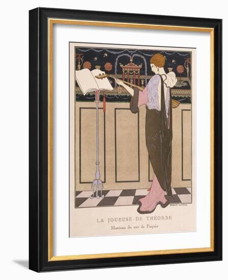 Paquin Evening Coat-Georges Barbier-Framed Photographic Print