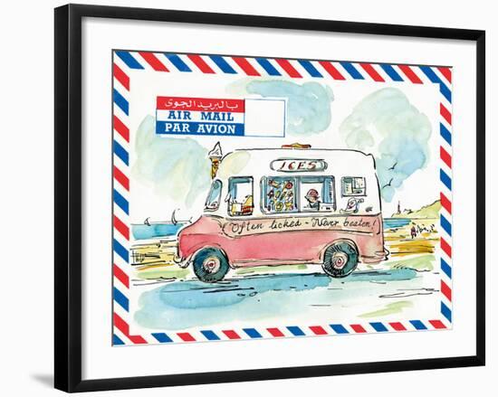 Par Avion II-Claire Fletcher-Framed Giclee Print