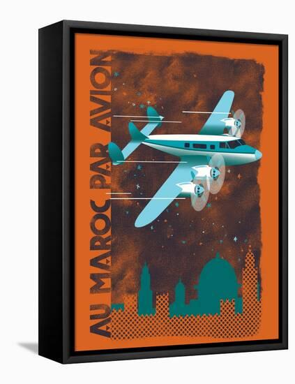 Par Avion-null-Framed Premier Image Canvas