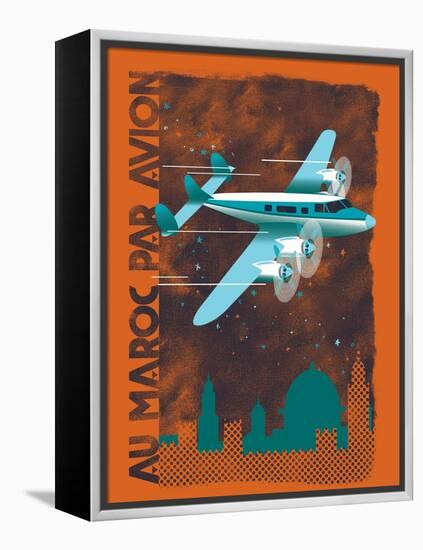 Par Avion-null-Framed Premier Image Canvas