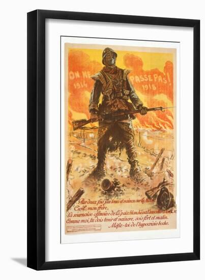 Par Deux Fois J'Ai Tenu Et Vaincu Sur La Marne-Maurice Neumont-Framed Art Print