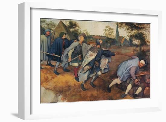 Parable of the Blind Leading the Blind, 1568-Pieter Bruegel the Elder-Framed Giclee Print