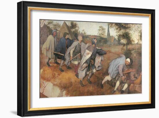 Parable of the Blind-Pieter Bruegel the Elder-Framed Giclee Print