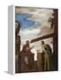 Parable of the Mot and the Beam-Domenico Fetti-Framed Stretched Canvas