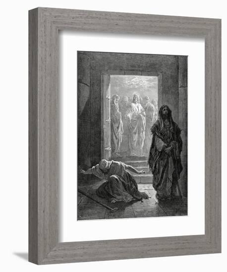 Parable of the Pharisee and the Publican-null-Framed Giclee Print