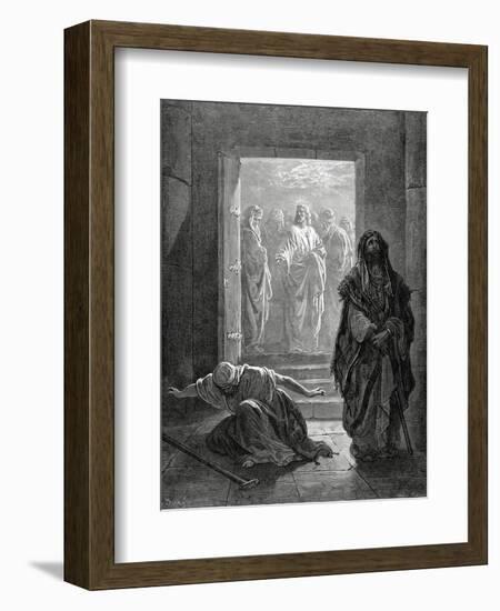 Parable of the Pharisee and the Publican-null-Framed Giclee Print