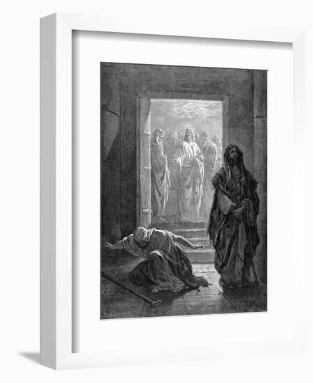 Parable of the Pharisee and the Publican-null-Framed Giclee Print