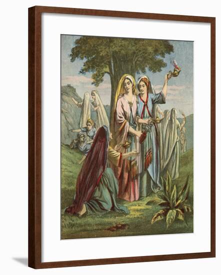 Parable of the Ten Virgins-null-Framed Giclee Print