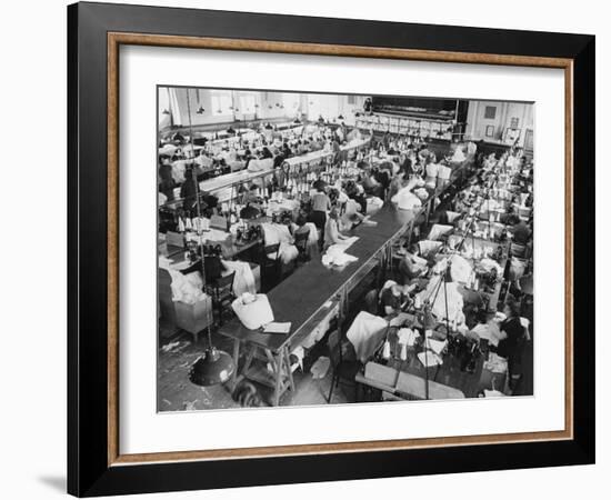 Parachute Factory WWII-Robert Hunt-Framed Photographic Print