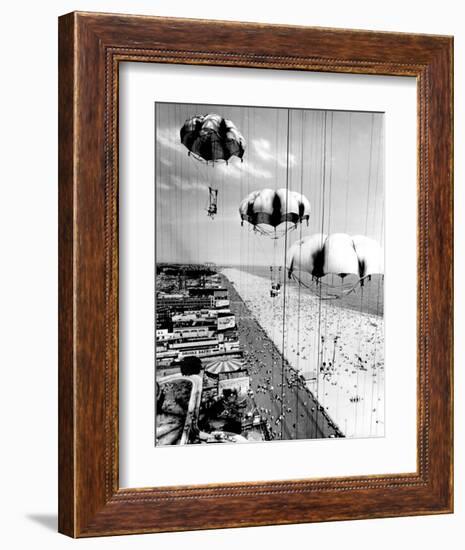Parachute Jump, Coney Island, c.1958-null-Framed Art Print