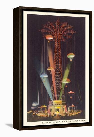 Parachute Jump, New York World's Fair-null-Framed Stretched Canvas