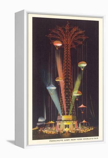 Parachute Jump, New York World's Fair-null-Framed Stretched Canvas