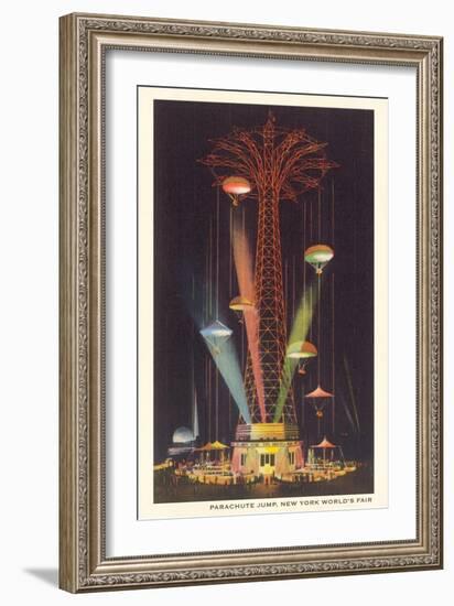 Parachute Jump, New York World's Fair-null-Framed Art Print