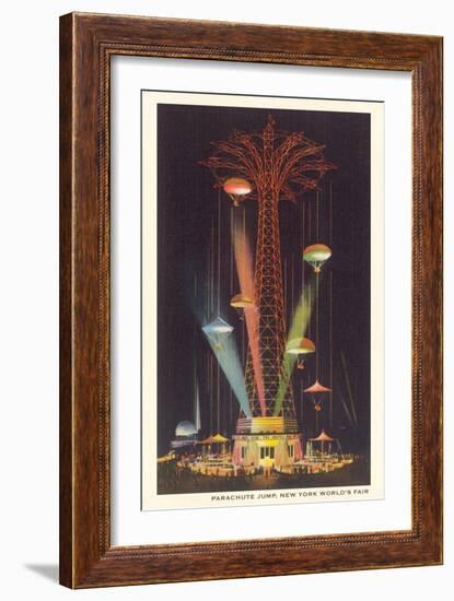 Parachute Jump, New York World's Fair-null-Framed Art Print