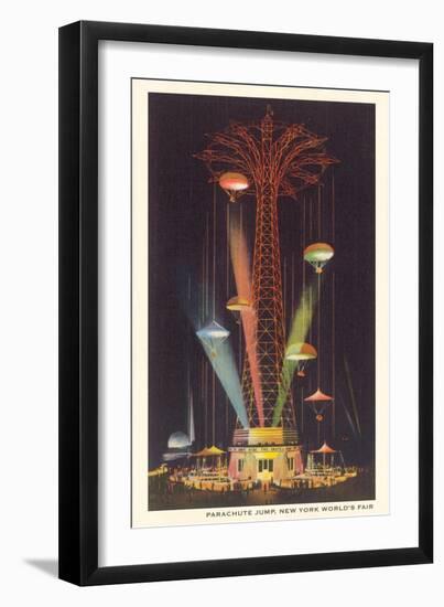 Parachute Jump, New York World's Fair-null-Framed Art Print
