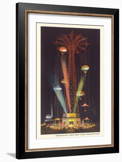 Parachute Jump, New York World's Fair-null-Framed Art Print