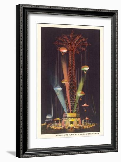 Parachute Jump, New York World's Fair-null-Framed Art Print