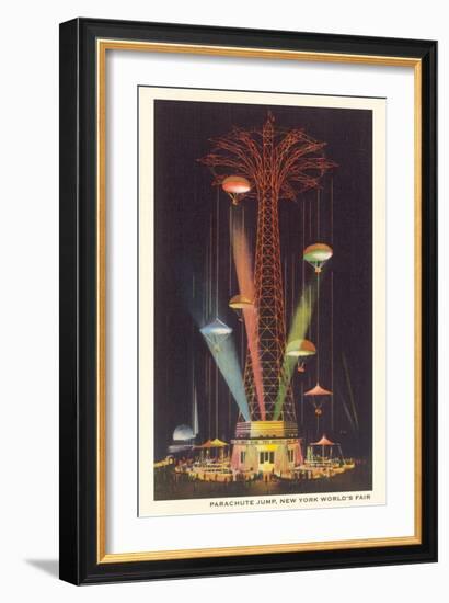 Parachute Jump, New York World's Fair-null-Framed Art Print