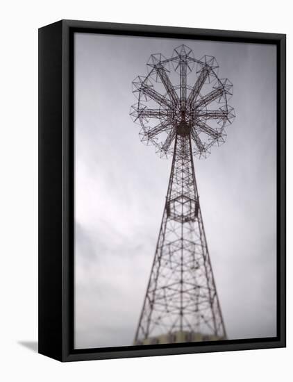 Parachute Jump Tower, Coney Island, Brooklyn, New York, USA-Walter Bibikow-Framed Premier Image Canvas