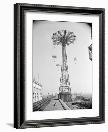 Parachute Ride at Coney Island-null-Framed Photographic Print