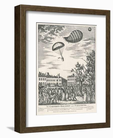 Parachute-null-Framed Art Print