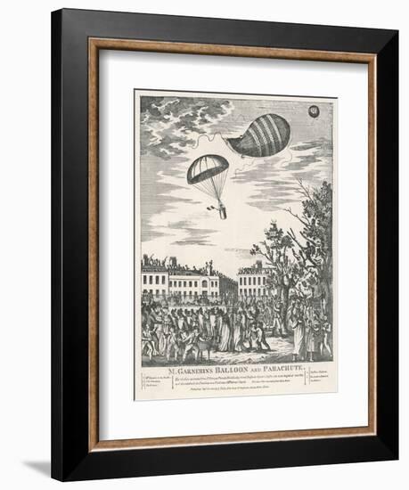 Parachute-null-Framed Art Print