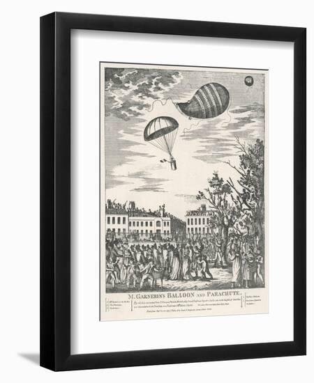 Parachute-null-Framed Art Print
