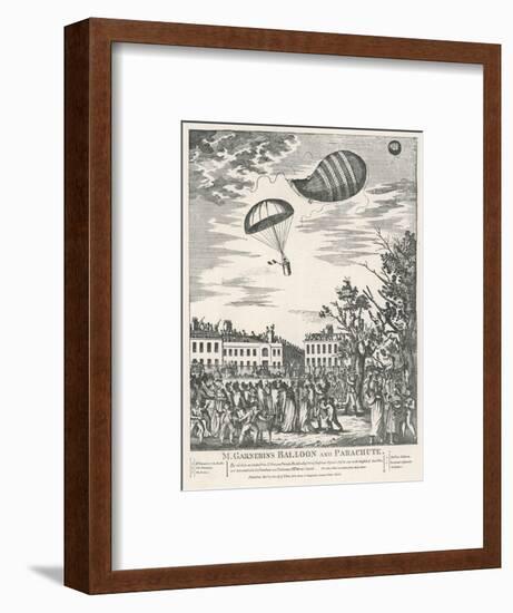 Parachute-null-Framed Art Print