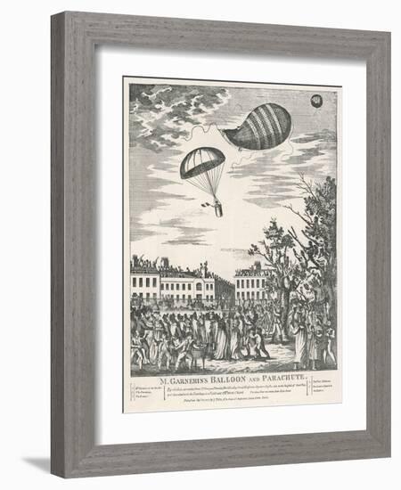 Parachute-null-Framed Art Print